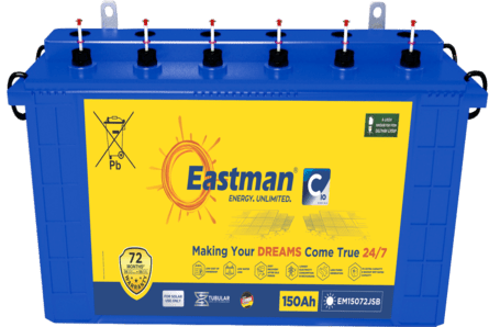 Eastman 150Ah Inverter Battery 36+36 Month Warranty